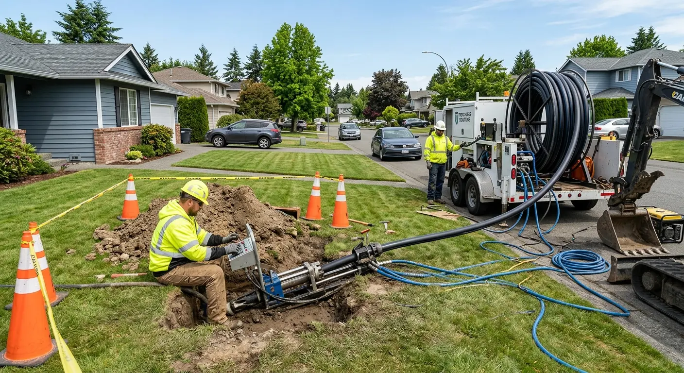 Sewer Line Replacement in Walpole, MA